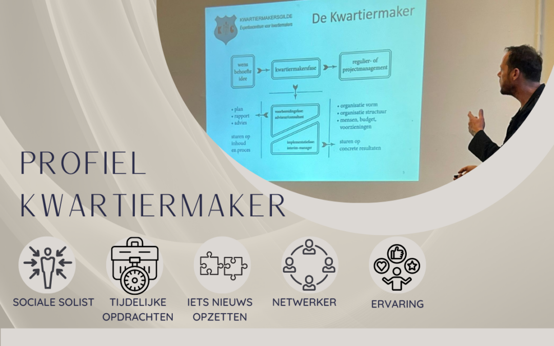 Kenmerken in functieprofielen voor een kwartiermaker