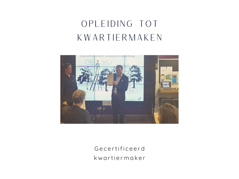 gecertificeerde opleiding tot kwartiermaken